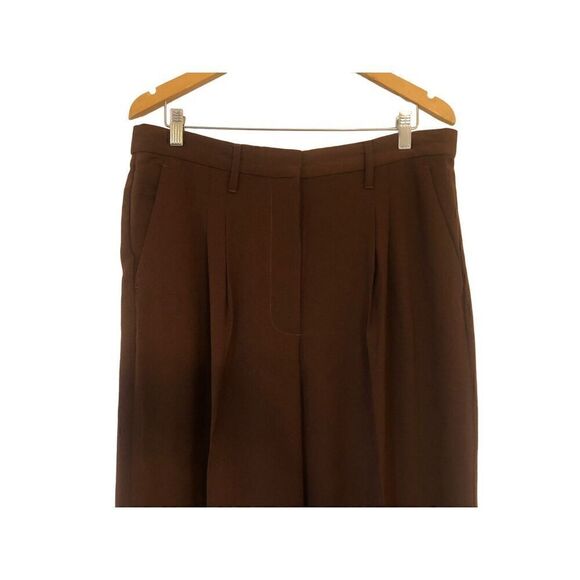 Brand New Jessica Simpson High Rise Pleated Brown Dress Pants Size 16 - Picture 13 of 14